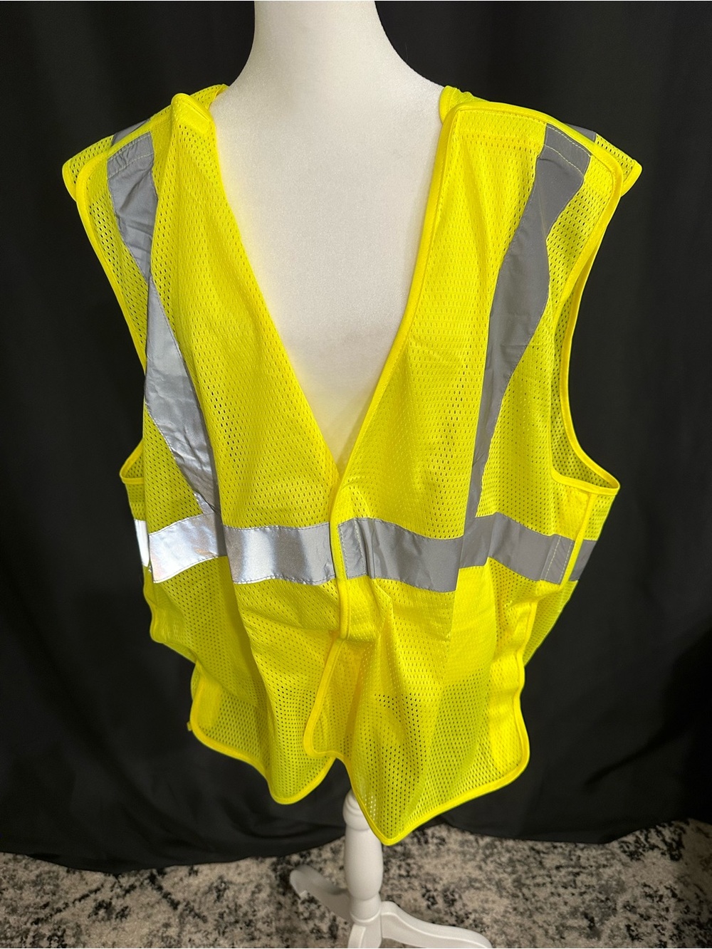 High-Visibility Yellow Reflective Safety Vest